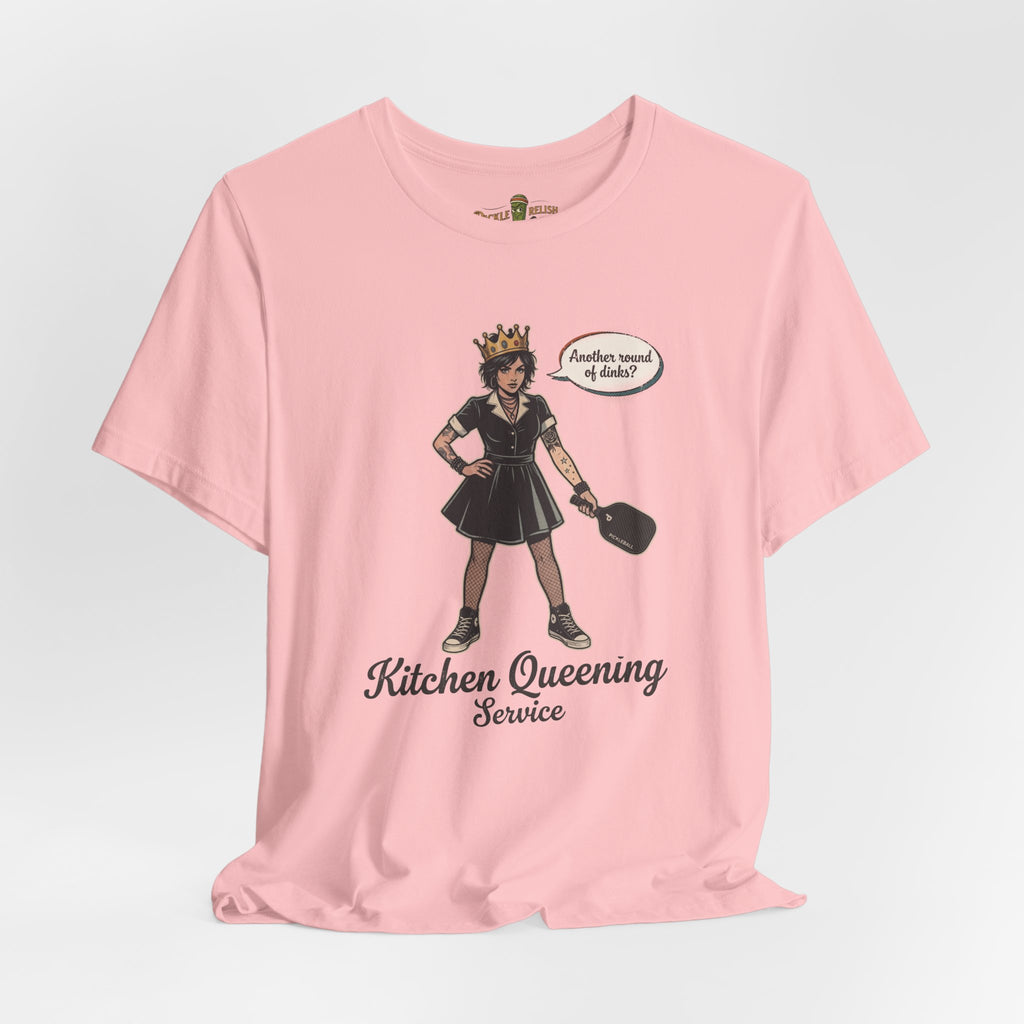 Kitchen Queening Service "Another Round of Dinks" Womens T-Shirt