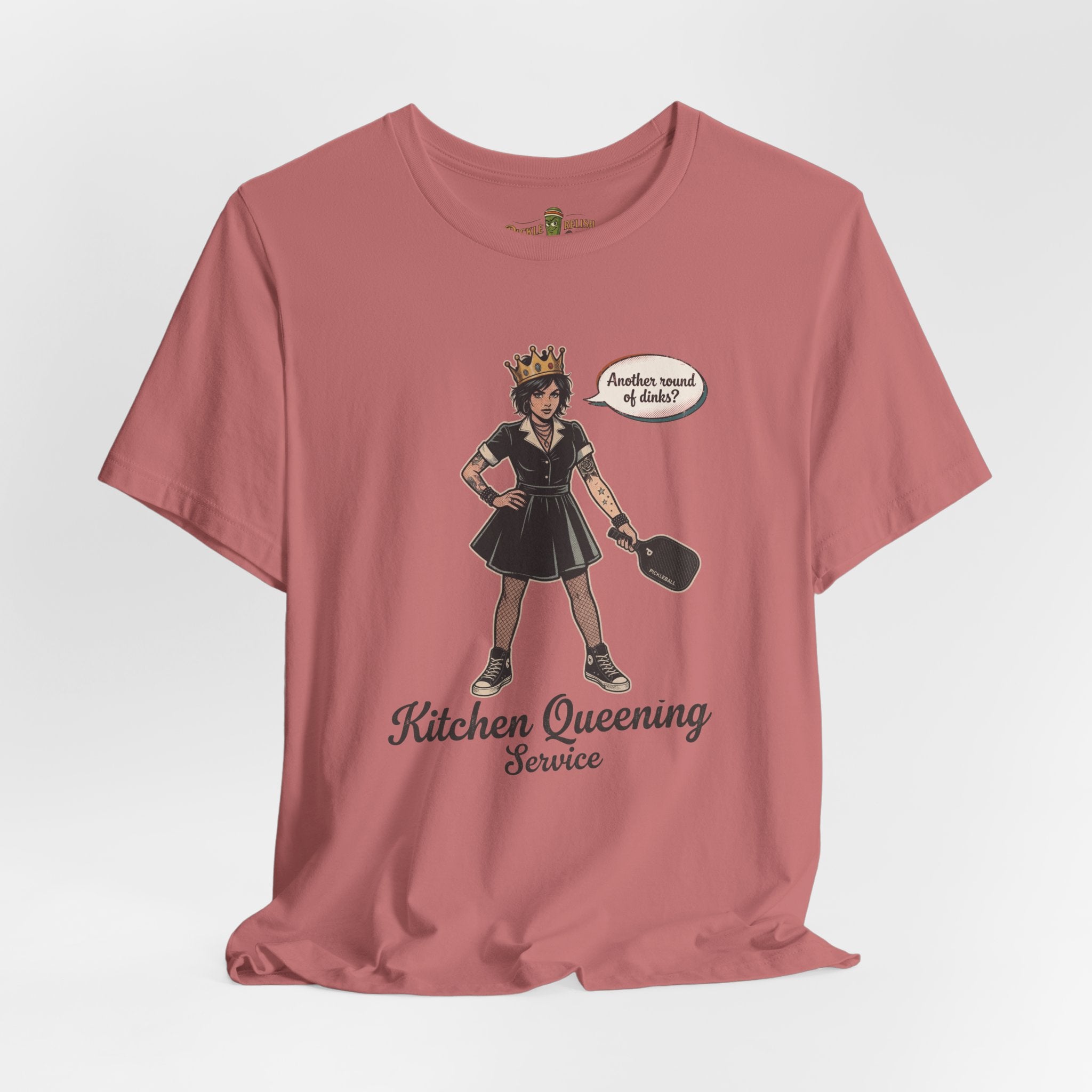 Kitchen Queening Service "Another Round of Dinks" Womens T-Shirt