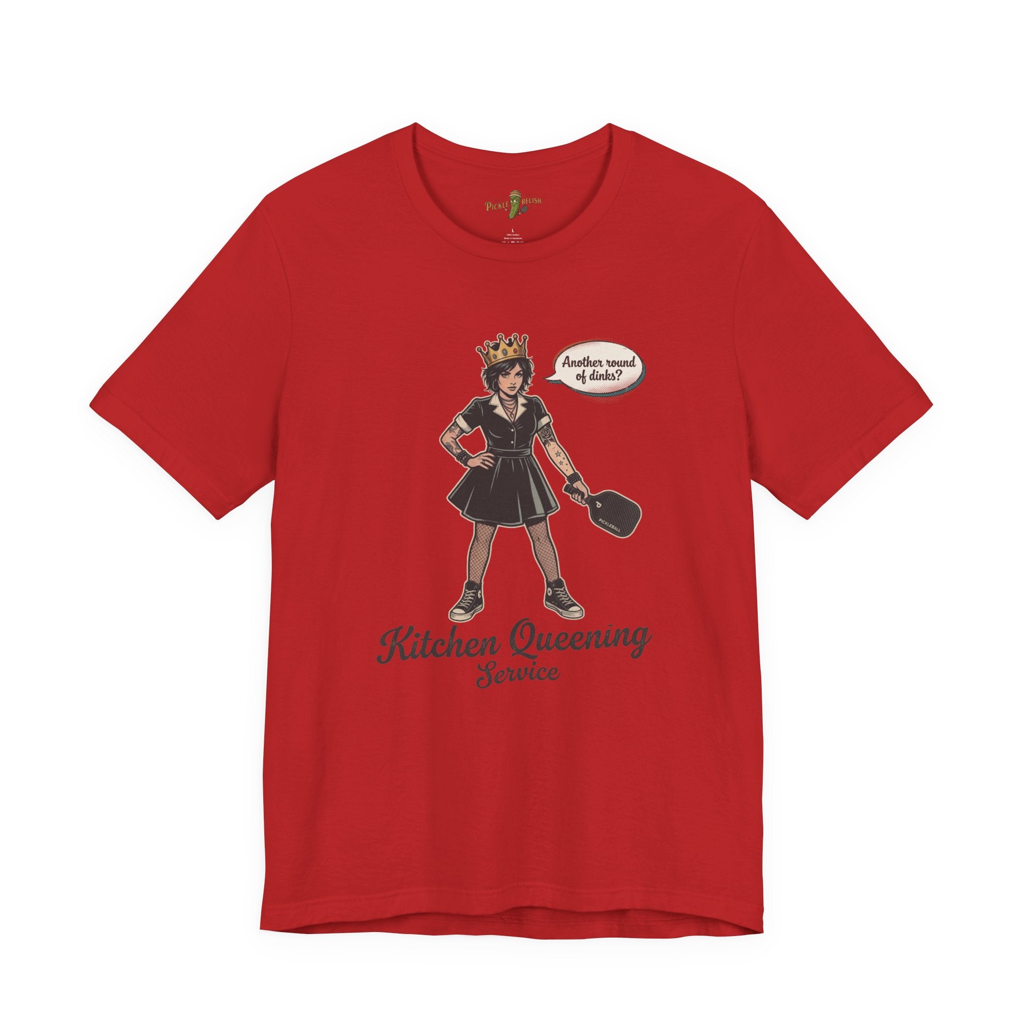 Kitchen Queening Service "Another Round of Dinks" Womens T-Shirt