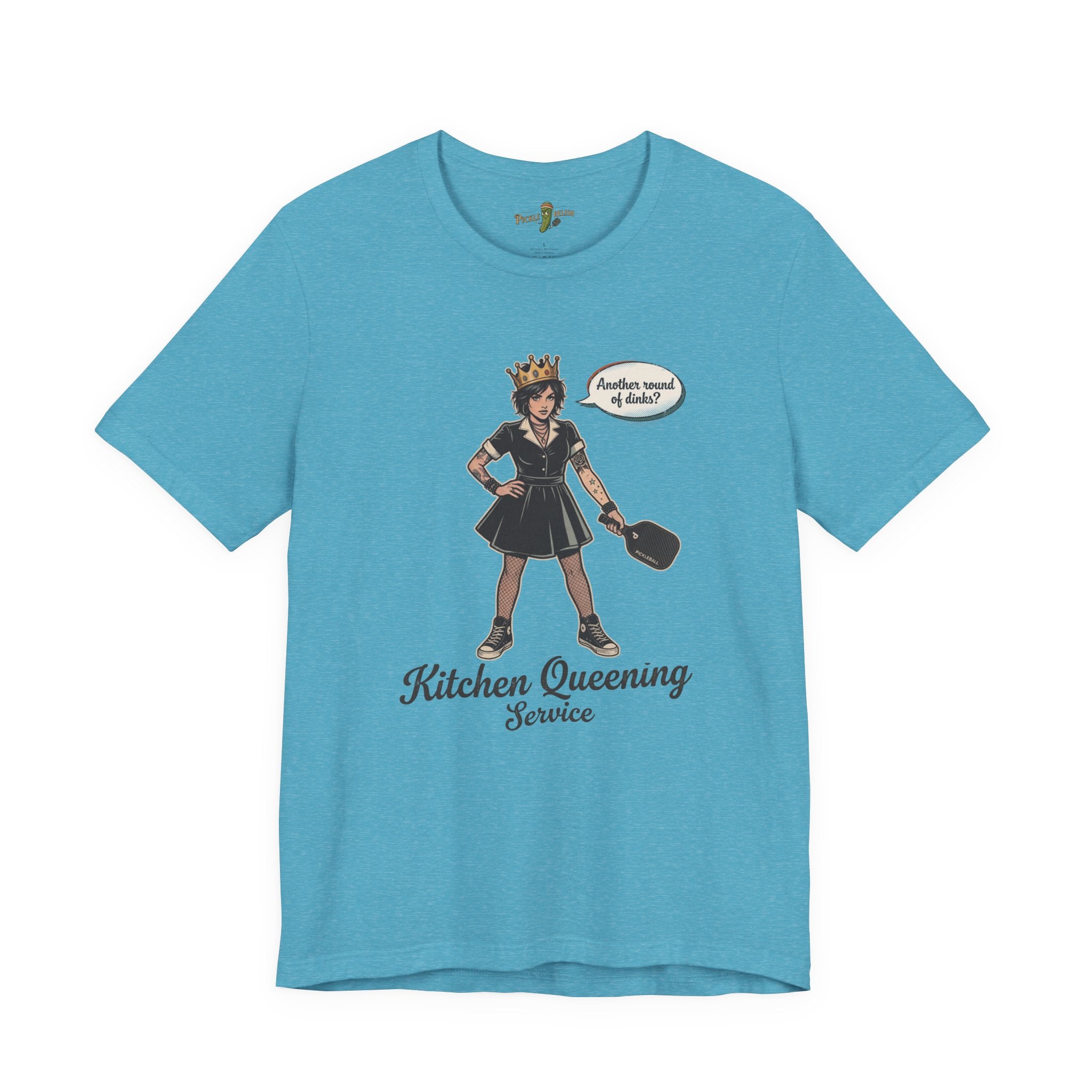 Kitchen Queening Service "Another Round of Dinks" Womens T-Shirt