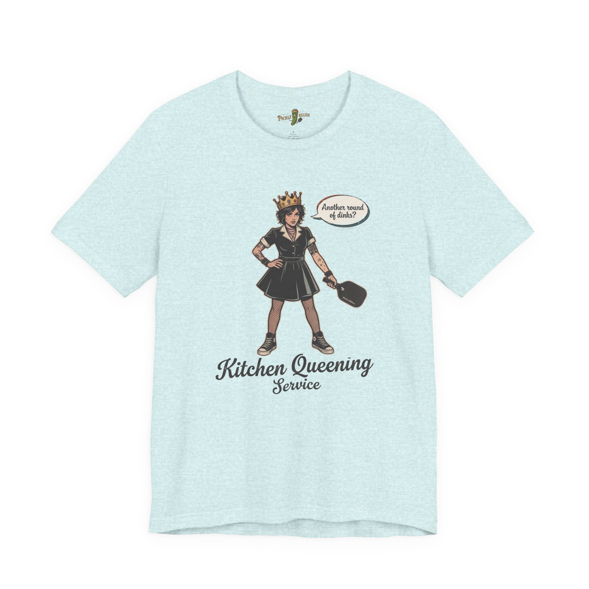 Kitchen Queening Service "Another Round of Dinks" Womens T-Shirt