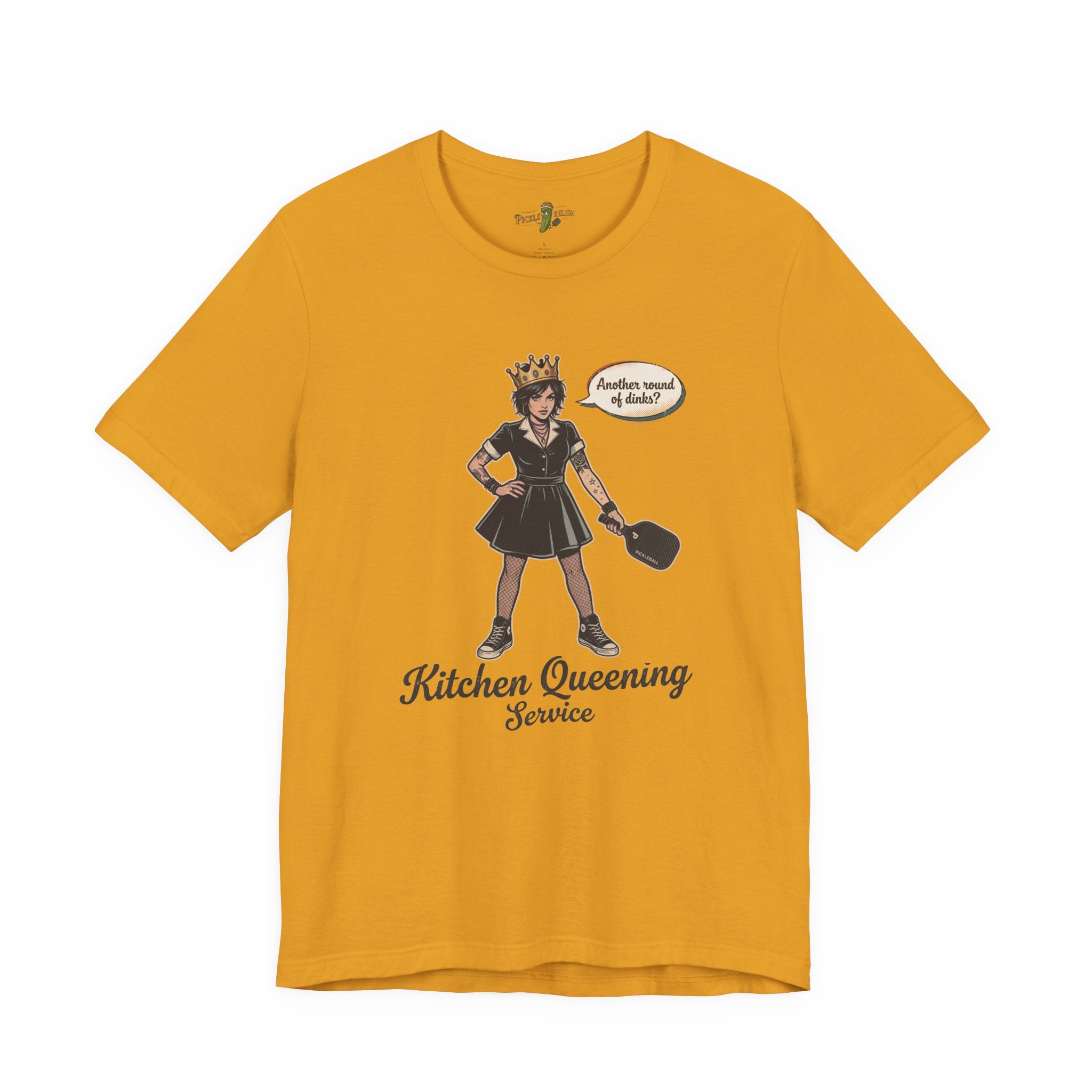 Kitchen Queening Service "Another Round of Dinks" Womens T-Shirt