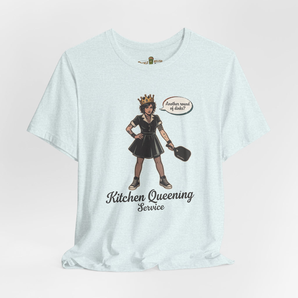Kitchen Queening Service "Another Round of Dinks" Womens T-Shirt