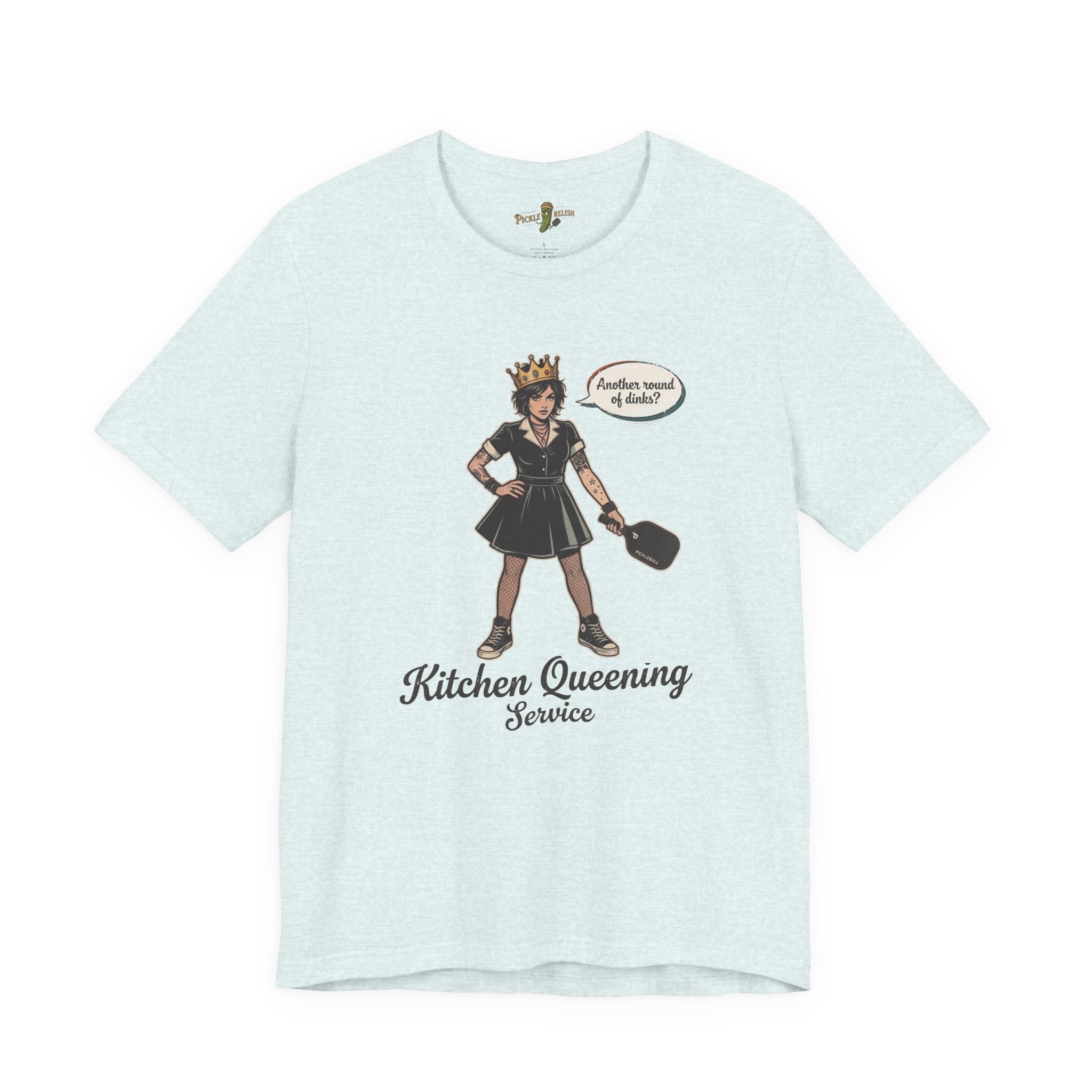 Kitchen Queening Service "Another Round of Dinks" Womens T-Shirt