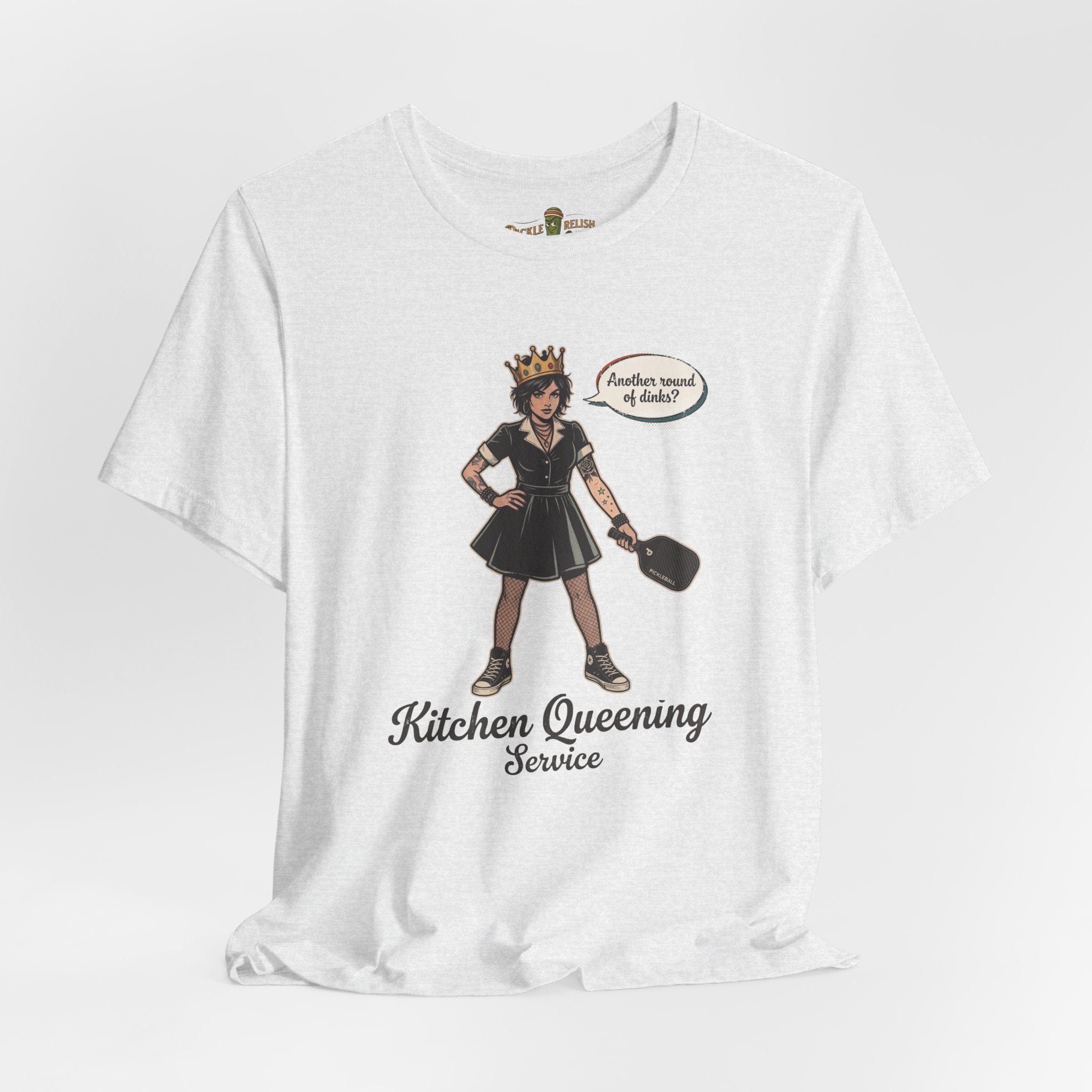 Kitchen Queening Service "Another Round of Dinks" Womens T-Shirt