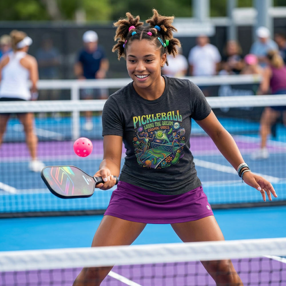 Trip to Pickleball Universe Womens T-Shirt