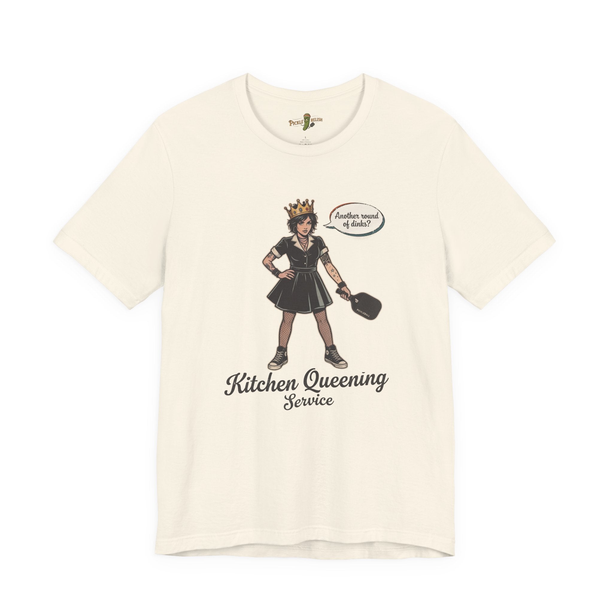Kitchen Queening Service "Another Round of Dinks" Womens T-Shirt