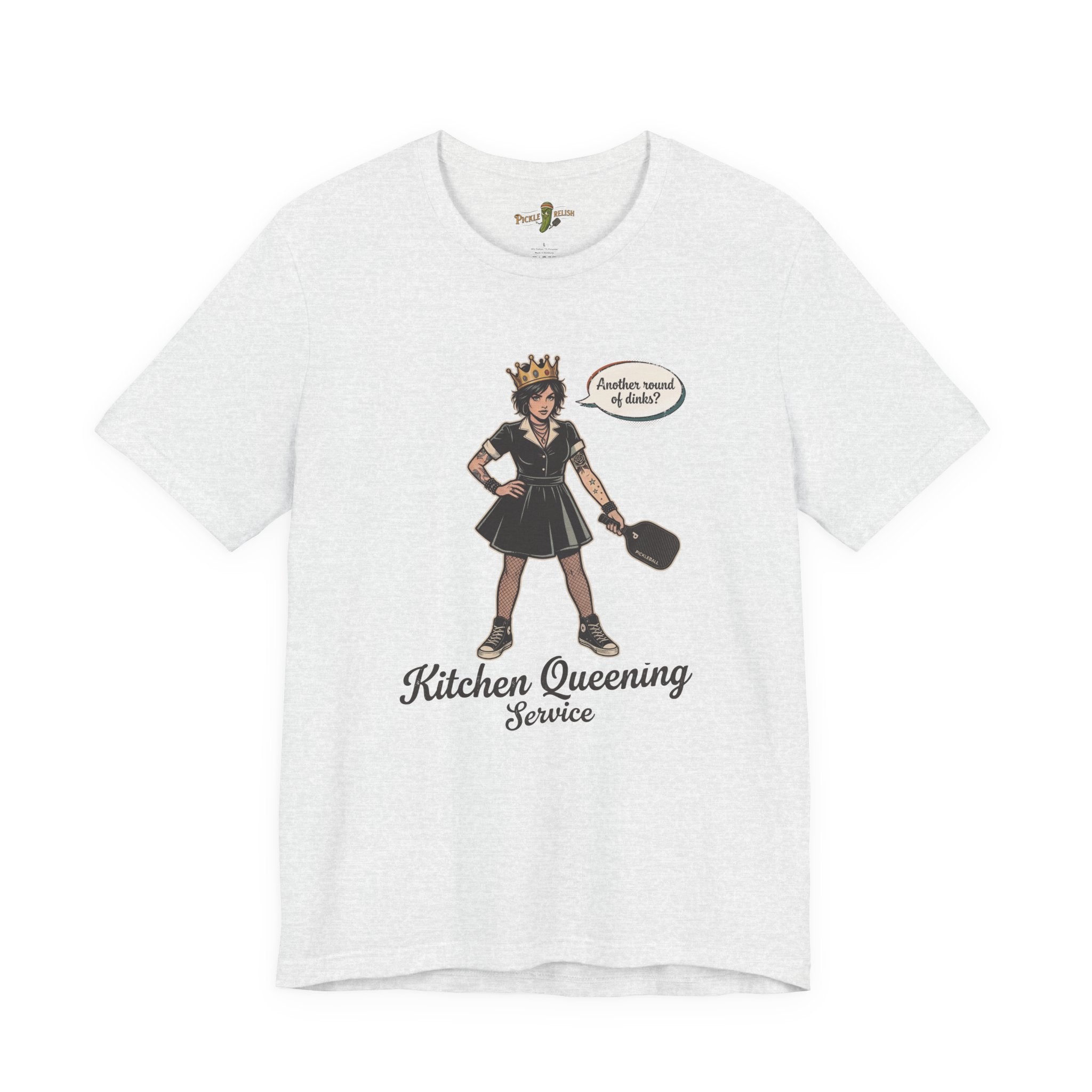 Kitchen Queening Service "Another Round of Dinks" Womens T-Shirt