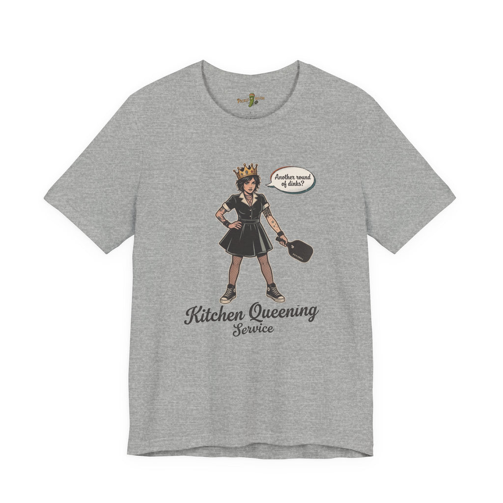 Kitchen Queening Service "Another Round of Dinks" Womens T-Shirt