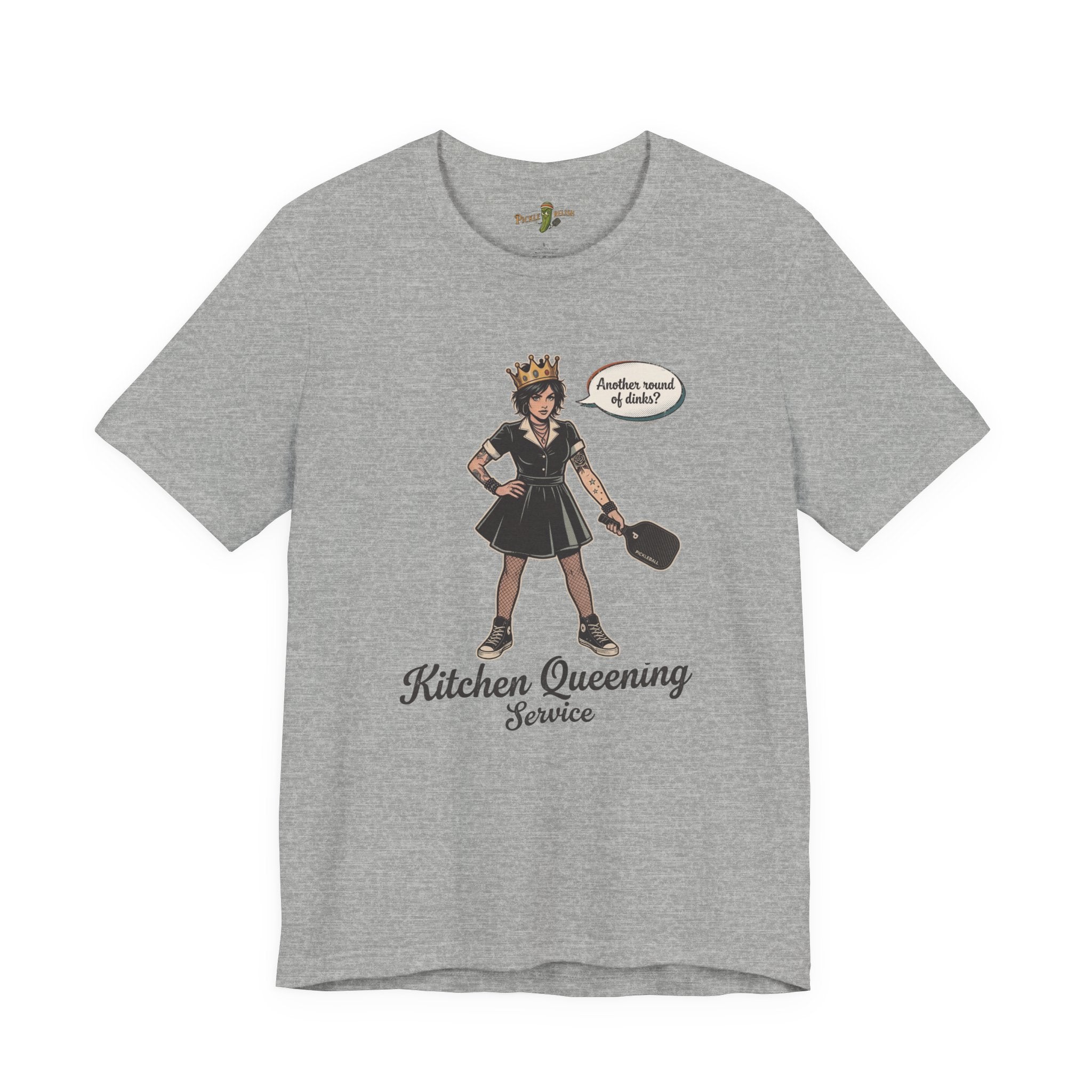 Kitchen Queening Service "Another Round of Dinks" Womens T-Shirt