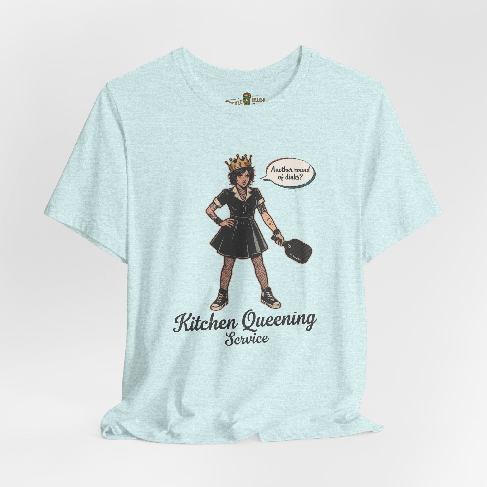 Kitchen Queening Service "Another Round of Dinks" Womens T-Shirt