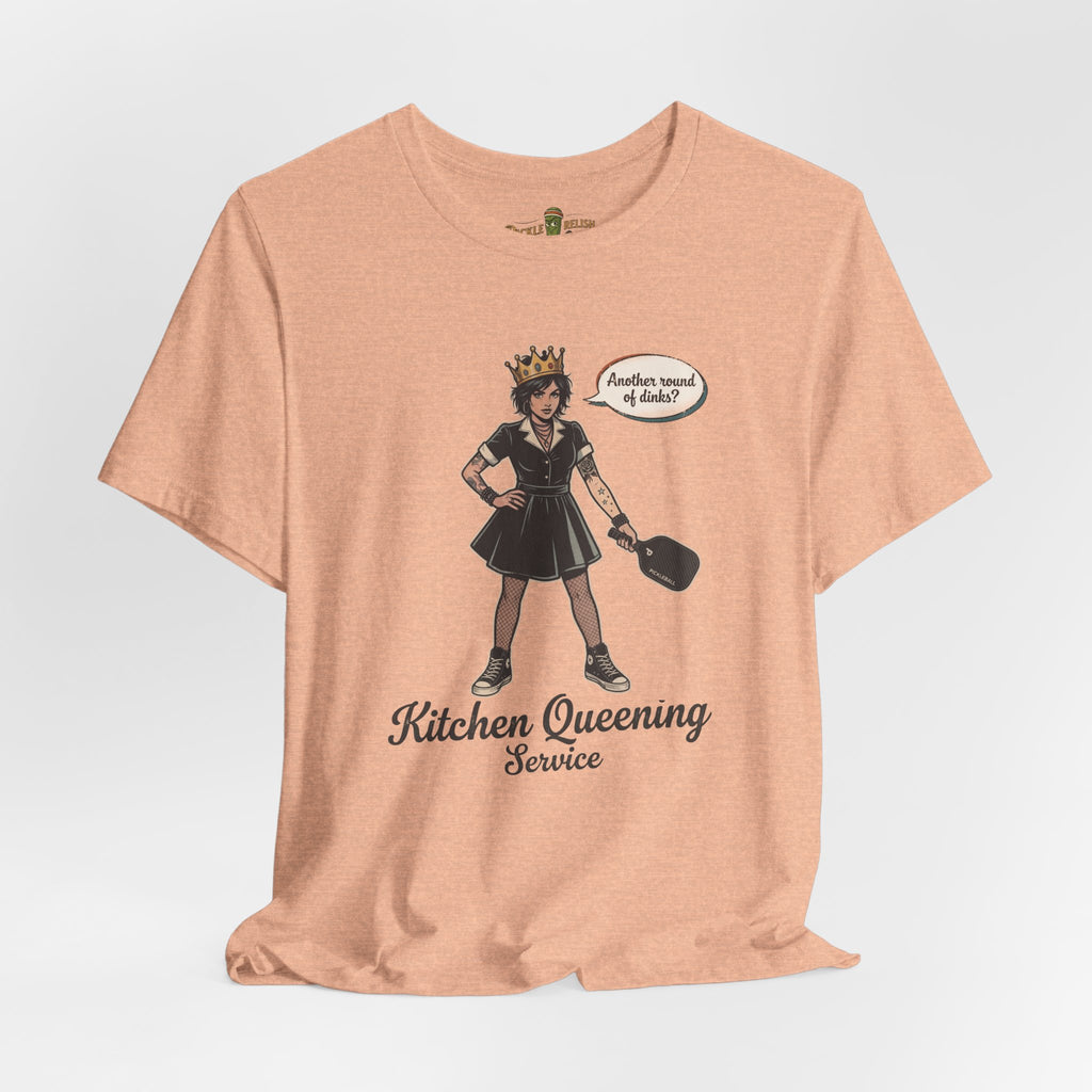 Kitchen Queening Service "Another Round of Dinks" Womens T-Shirt