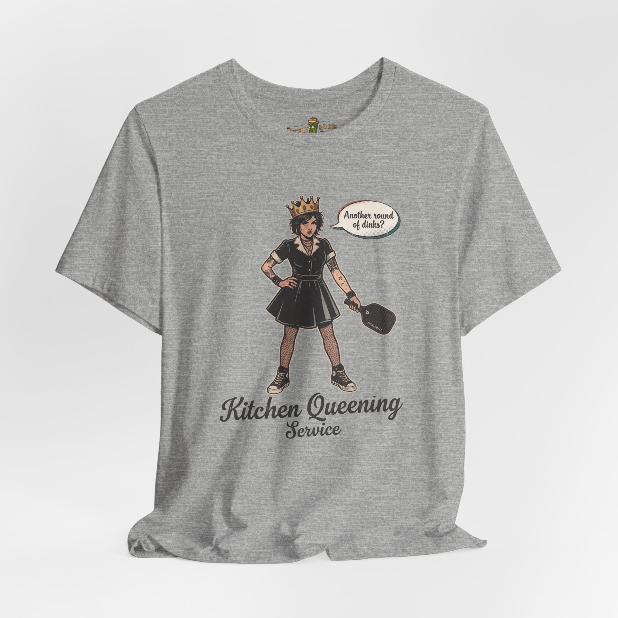 Kitchen Queening Service "Another Round of Dinks" Womens T-Shirt