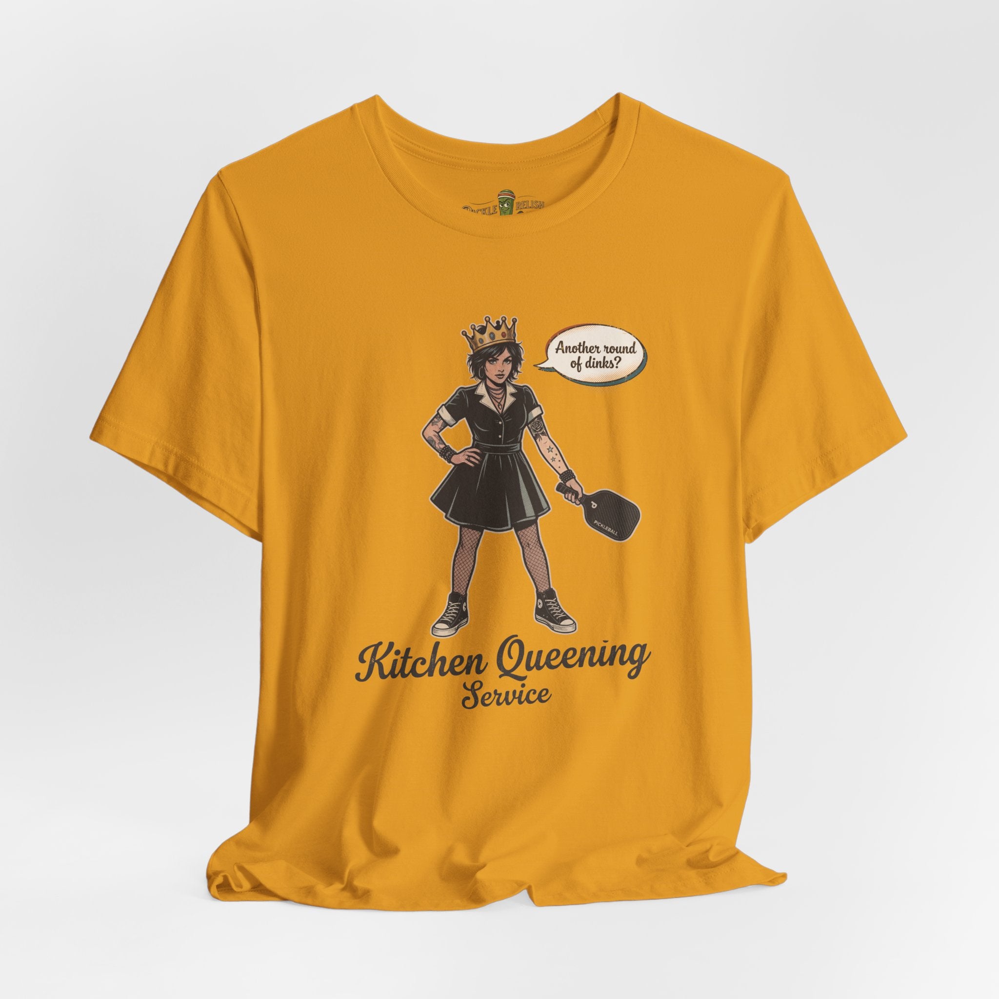 Kitchen Queening Service "Another Round of Dinks" Womens T-Shirt