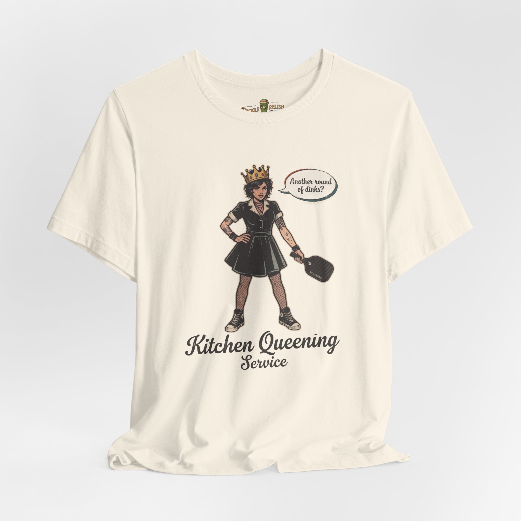 Kitchen Queening Service "Another Round of Dinks" Womens T-Shirt