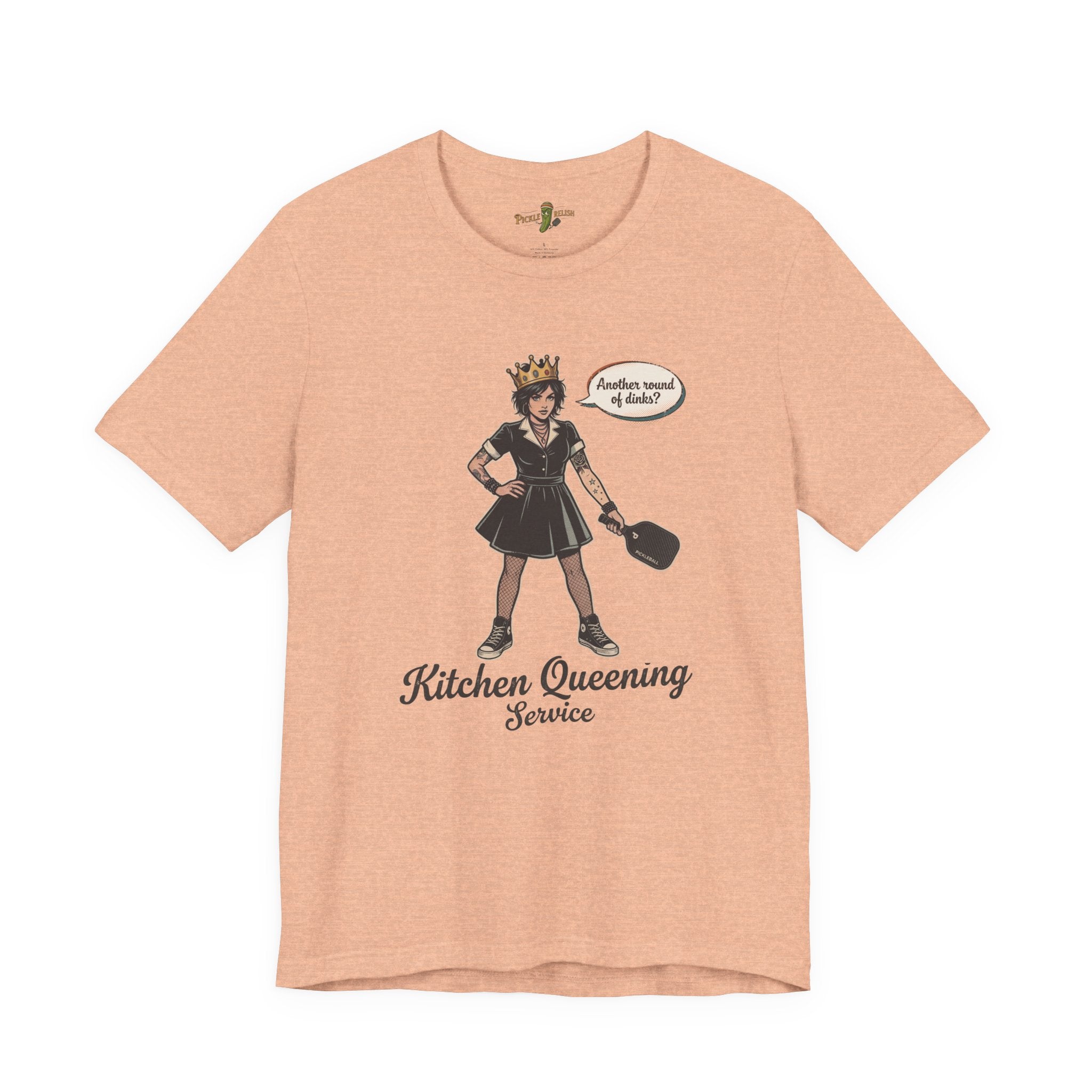 Kitchen Queening Service "Another Round of Dinks" Womens T-Shirt