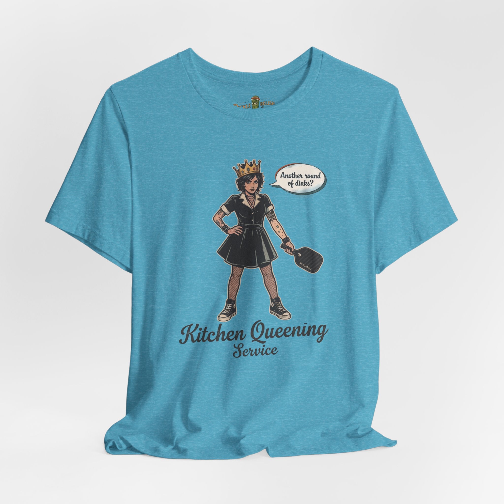 Kitchen Queening Service "Another Round of Dinks" Womens T-Shirt